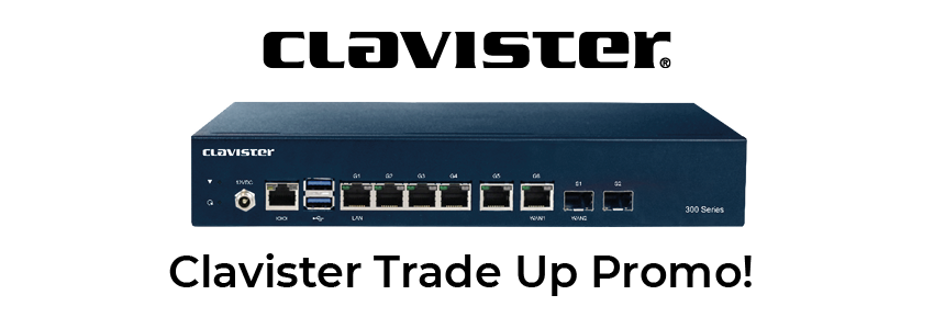 Trade Up Promo – Clavister NetWall E20/80 → NetWall 300 Modell