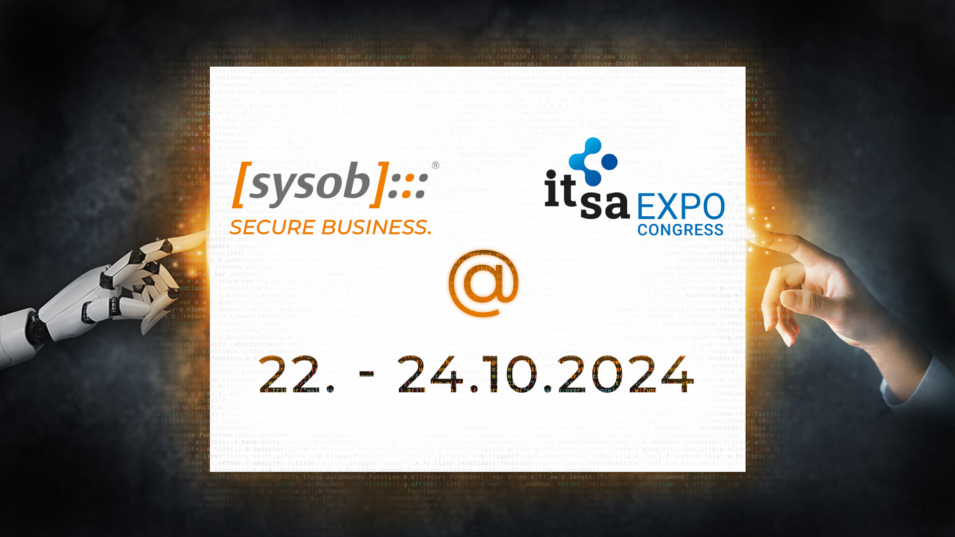 sysob @ it-sa 2024 - Save the Date